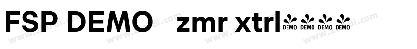 FSP DEMO   zmr xtrl字体转换